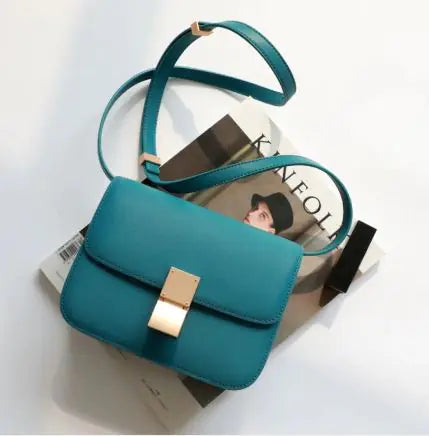 Chic Leather Crossbody Bag-Cleopatra Fashion