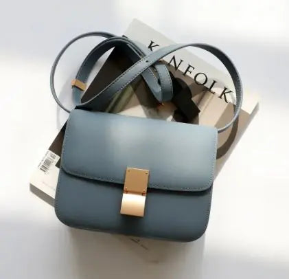 Chic Leather Crossbody Bag-Cleopatra Fashion