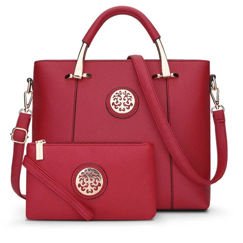 Chic Women's PU Leather Bag Set-Cleopatra Fashion