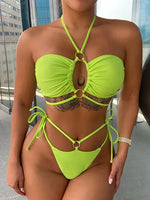 Halter Wrap Swimwear-Cleopatra Fashion