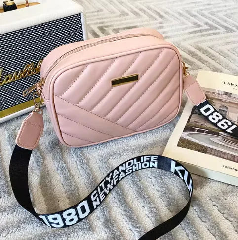Chic Quilted PU Leather Crossbody-Cleopatra Fashion