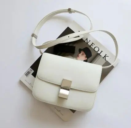 Chic Leather Crossbody Bag-Cleopatra Fashion