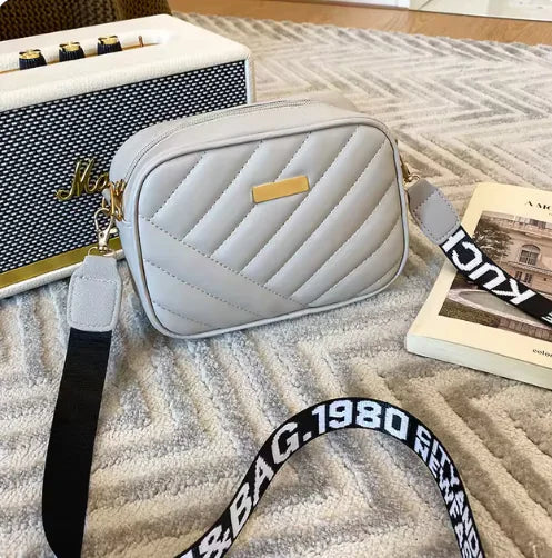Chic Quilted PU Leather Crossbody-Cleopatra Fashion