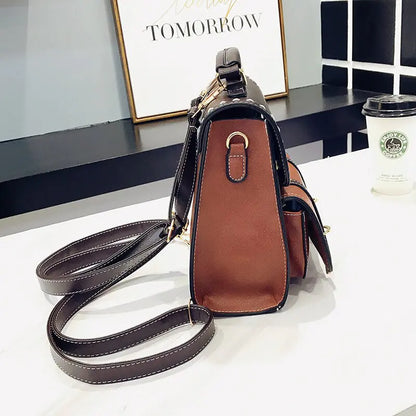 Chic Vintage PU Leather Backpack-Cleopatra Fashion
