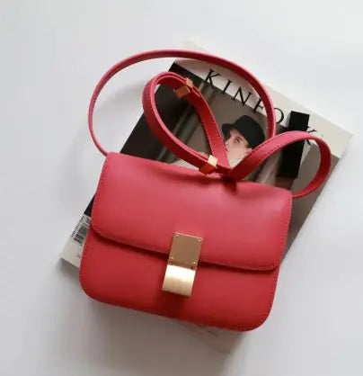 Chic Leather Crossbody Bag-Cleopatra Fashion