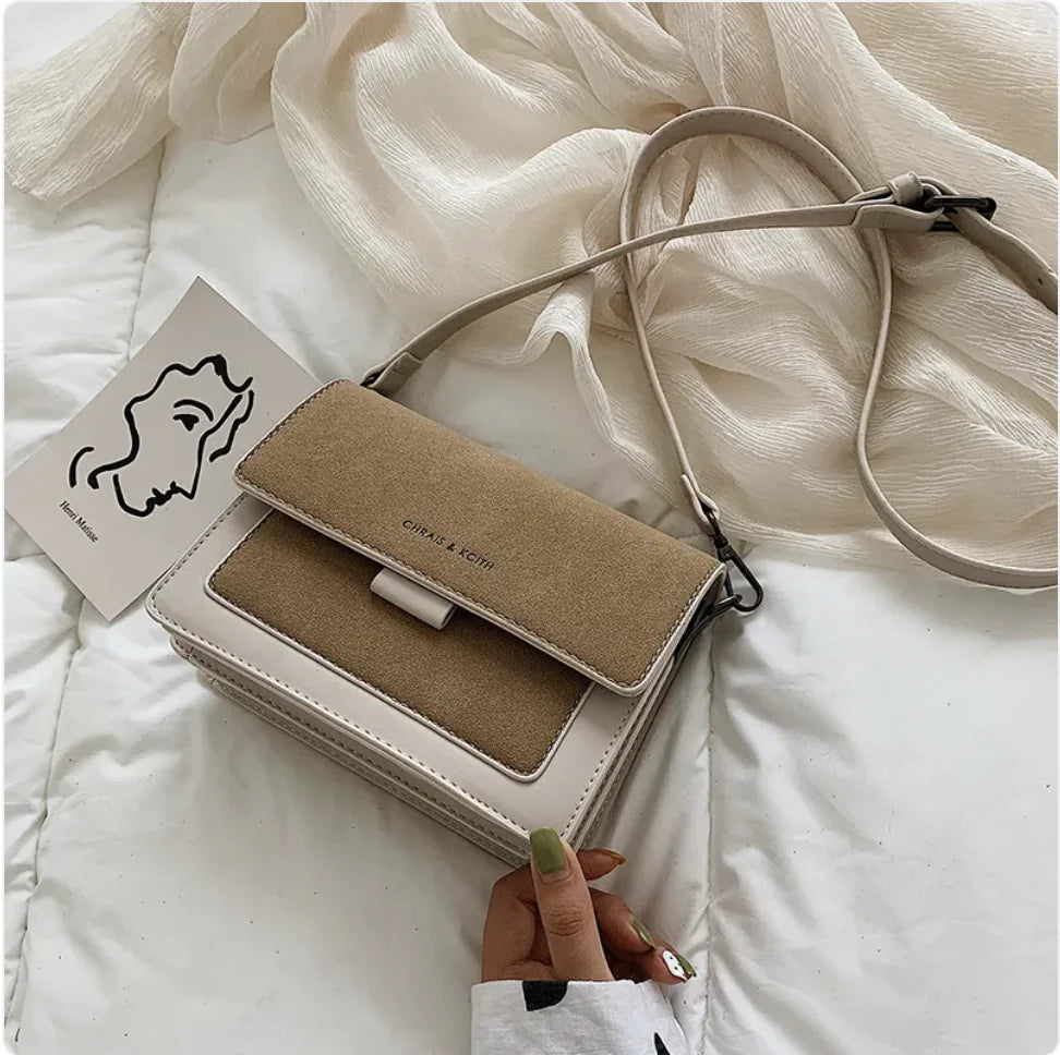 Chic Wide Strap Shoulder Bag-Cleopatra Fashion