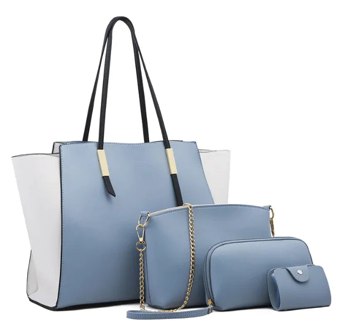 Chic4 Women's Deluxe Vegan Leather Set-Cleopatra Fashion