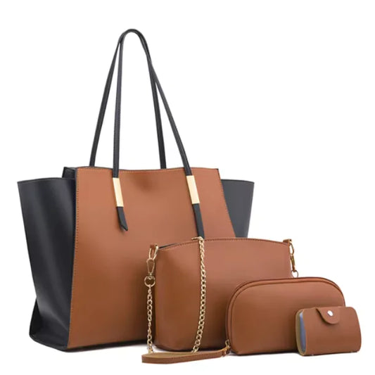 Chic4 Women's Deluxe Vegan Leather Set-Cleopatra Fashion
