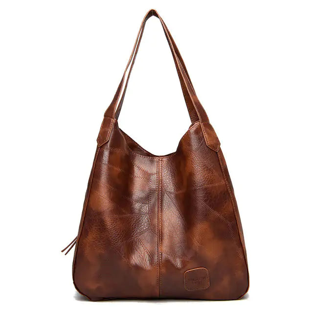 Classic PU Leather Tote For Women-Cleopatra Fashion