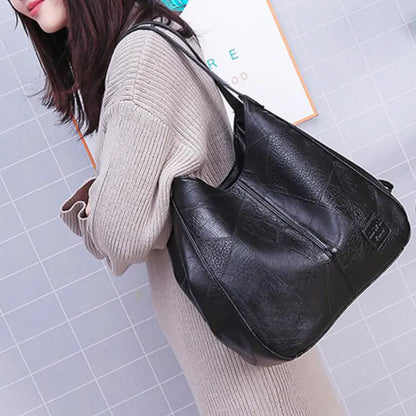 Classic PU Leather Tote For Women-Cleopatra Fashion