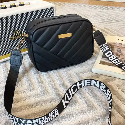 Chic Quilted PU Leather Crossbody-Cleopatra Fashion