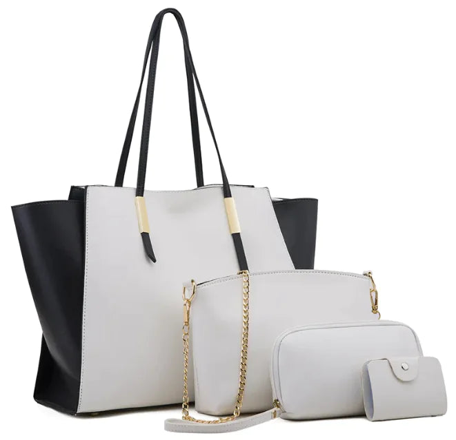 Chic4 Women's Deluxe Vegan Leather Set-Cleopatra Fashion