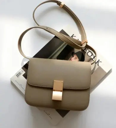 Chic Leather Crossbody Bag-Cleopatra Fashion