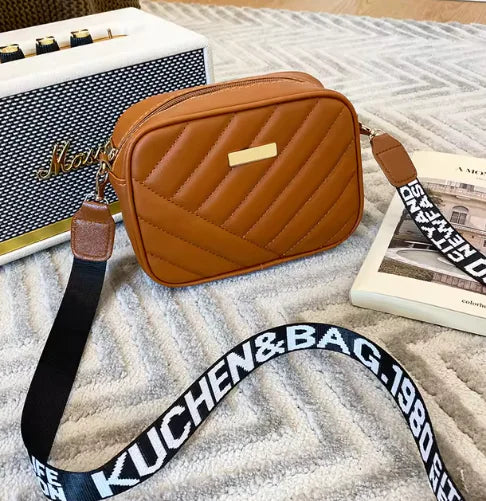 Chic Quilted PU Leather Crossbody-Cleopatra Fashion