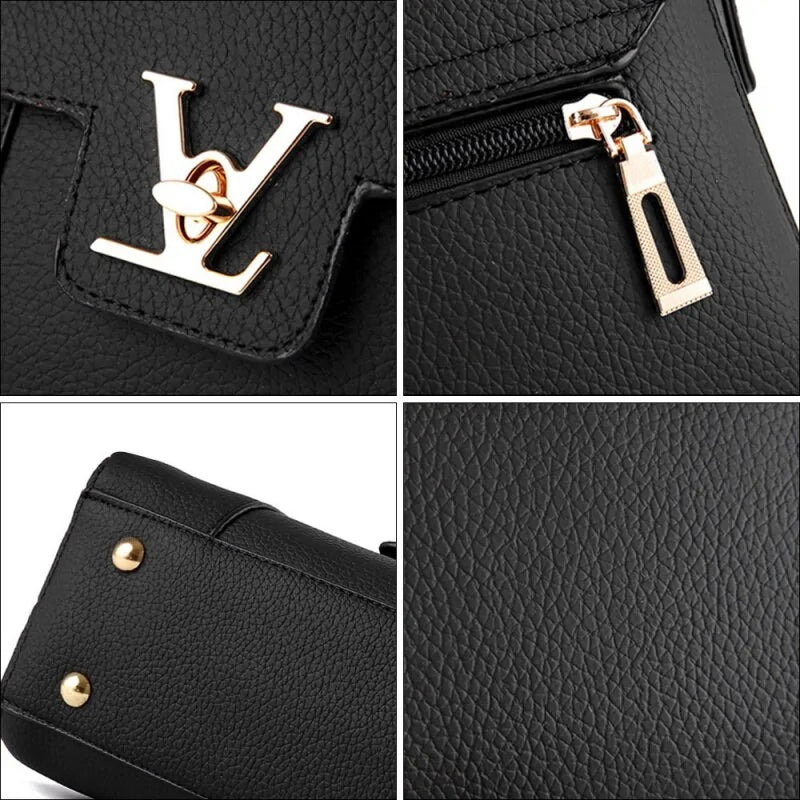 Chic Leather Evening Clutch-Cleopatra Fashion