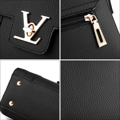 Chic Leather Evening Clutch-Cleopatra Fashion