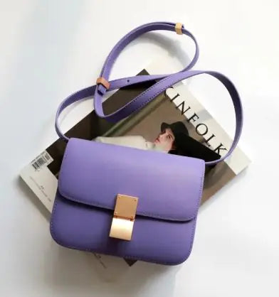 Chic Leather Crossbody Bag-Cleopatra Fashion