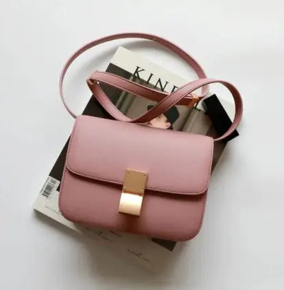 Chic Leather Crossbody Bag-Cleopatra Fashion