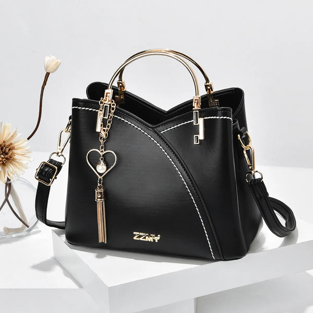 Chic Spacious One-Shoulder Handbag-Cleopatra Fashion