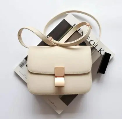 Chic Leather Crossbody Bag-Cleopatra Fashion
